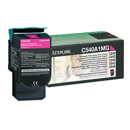 Toner lexmark magenta return c540/43/44 x543/544