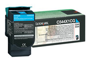 Tóner Lexmark C544N Alto Rendimiento Retornable Color Cian - Vista 3