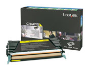 TONER LEXMARK AMARILLO 6K RETURN PROG - Vista 2