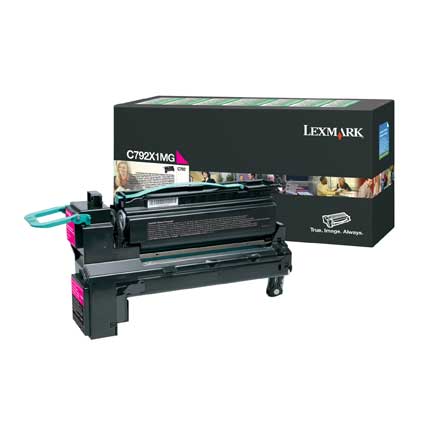 Toner lexmark magenta extra high yield return pro