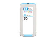 Tinta HP LF 70 Cyan Claro DesignJet Z2100 Z3100 130ML - Vista 5