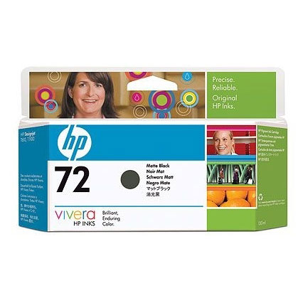Tinta hp lf 72 negro mate 130ml ink