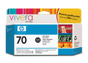 Tinta HP LF 70 Negro Foto DesignJet Z2100 Z3100 130ML - Vista 4