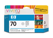 Tinta HP LF 70 Gris Claro DesignJet Z2100 Z3100 130ML - Vista 4