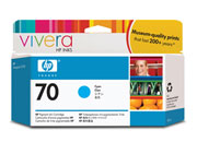 Tinta HP LF 70 Cyan DesignJet Z2100 130ML - Vista 4