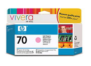 Tinta HP LF 70 Magenta Claro DesignJet Z2100 Z3100 130ML - Vista 3