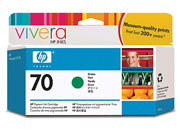 Tinta HP LF 70 Verde DesignJet Z3100 130ML - Vista 4