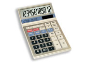 CALCULADORA CELICA SEMI-ESCRIT 12 DIG DUAL CUBIERTA METALICA - Vista 3