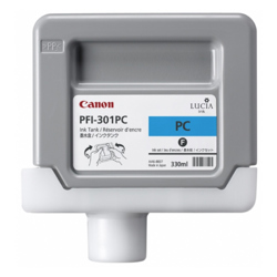Tinta Canon PFI-301PC Color Photo Cian de 330ML - Vista 3