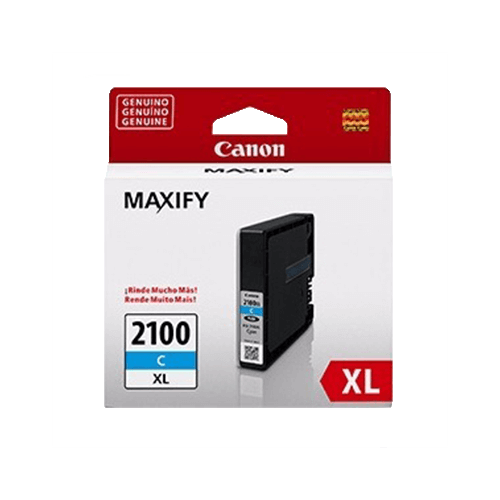 TINTA CANON CYAN ALTA CAPACIDAD PGI-2100 XL C - Vista 2
