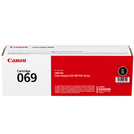 T&oacute;ner canon 069 rendimiento 2100 p&aacute;ginas negro