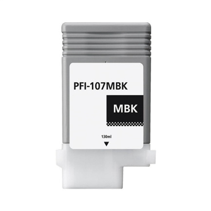 Tanque tinta canon negro mate pfi-107mbk 130ml