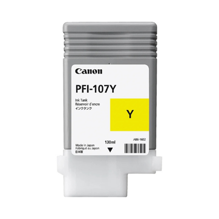 TANQUE TINTA CANON AMARILLO PFI-107Y 130ML
