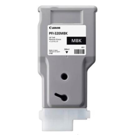Tinta canon pfi-320 mbk 300ml color negro mate