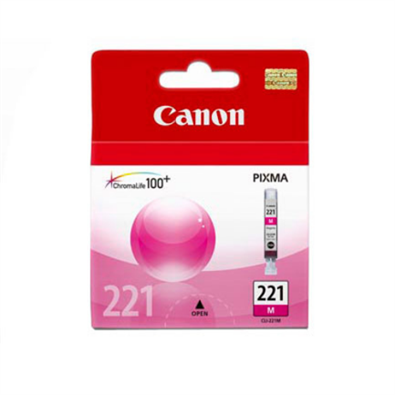 Tanque tinta canon magenta cli-221 (530 pag)