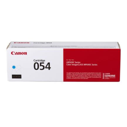 T&oacute;ner canon 054 capacidad 1200 p&aacute;ginas color cian