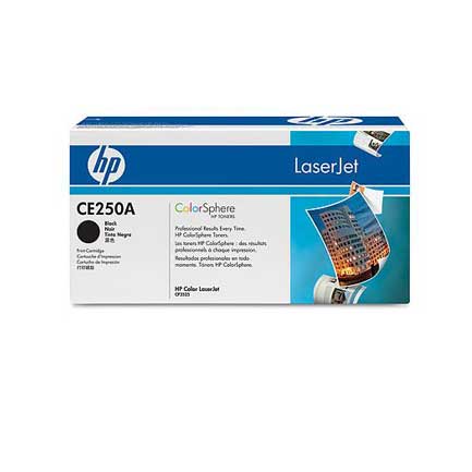 Toner hp cp3525 cm3530 mfp negro 5k