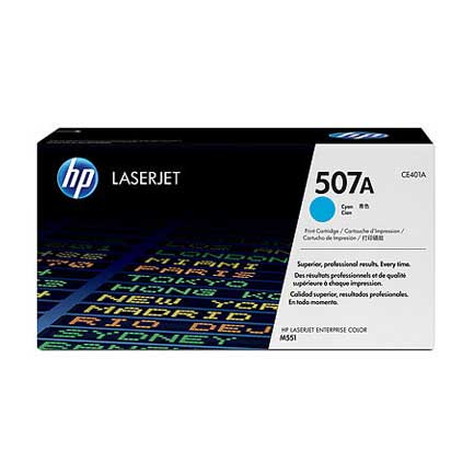 Toner hp 507a cyan