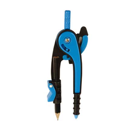 Compas mae escolar plastico en blister