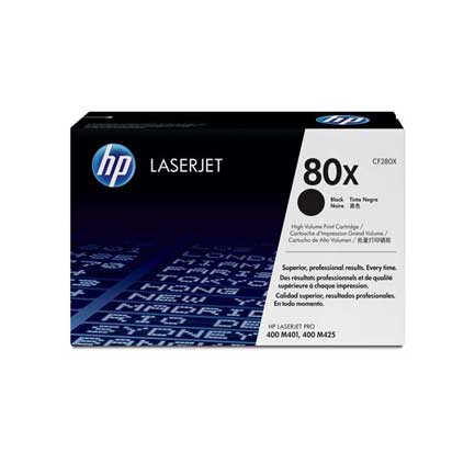 Toner hp 80x negro pro m401 m425
