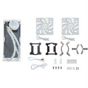 Enfriamiento Líquido para CPU Cooler Master MasterLiquid 240L Core ARGB 240mm Compatible S 1200 1700 AM4 AM5 Blanco - Vista 4