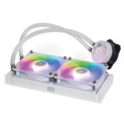 Enfriamiento Líquido para CPU Cooler Master MasterLiquid 240L Core ARGB 240mm Compatible S 1200 1700 AM4 AM5 Blanco - Vista 10