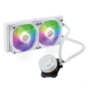 Enfriamiento Líquido para CPU Cooler Master MasterLiquid 240L Core ARGB 240mm Compatible S 1200 1700 AM4 AM5 Blanco - Artículos Promocionales MAS RECIO