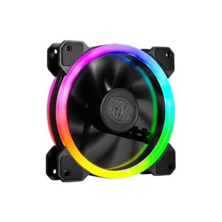 Ventilador para gabinete cooler master masterfan mf120 s3 120mm argb 650-1800rpm negro