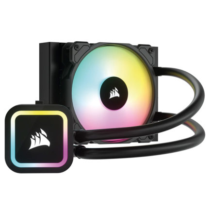 CKCDIIAB004 - Enfriamiento Líquido Corsair para CPU iCUE H60x RGB Elite 120mm Compatible S 1200 1700 AM4 AM5 Color Negro