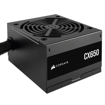 Fuente de Poder Corsair CX650 650W ATX 12V 80 Plus Bronze 24 pin Fan 120mm Color Negro - MAS RECIO