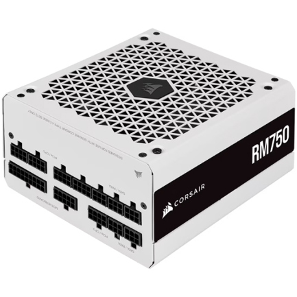 Fuente de Poder Corsair RM750 750W ATX 12V 80 Plus Gold Full Modular 24-pin Color Blanco