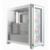 Gabinete Gamer Corsair ICUE 4000X RGB Media Torre ATX mATX ITX Cristal Templado 3xFan RGB Blanco Sin Fuente - Vista 3