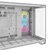 Gabinete Corsair iCUE Link 2500X Mid Tower mATX ITX Cristal Templado Pecera 2xFan RGB Blanco Sin Fuente - Vista 6