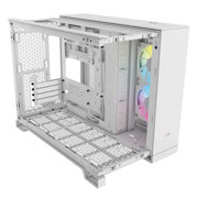 Gabinete Corsair iCUE Link 2500X Mid Tower mATX ITX Cristal Templado Pecera 2xFan RGB Blanco Sin Fuente - Vista 9