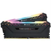 Memoria ram corsair vengeance rgb pro 16gb (2x8gb) ddr4 3600mhz udimm xmp color negro cl18