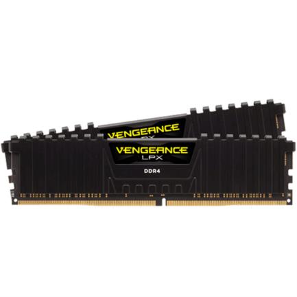 Memoria ram corsair vengeance lpx 32gb (2x16gb) ddr4 3200mhz dimm xmp negro cl16