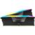Memoria RAM Corsair Vengeance RGB 64GB (2x32GB) DDR5 5200MHz DIMM RGB XMP Negro CL40 - Vista 3