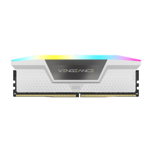 CKCMEMAC041 - Memoria RAM Corsair Vengeance RGB 32GB (2x16GB) DDR5 5200MHz DIMM XMP Blanco CL40