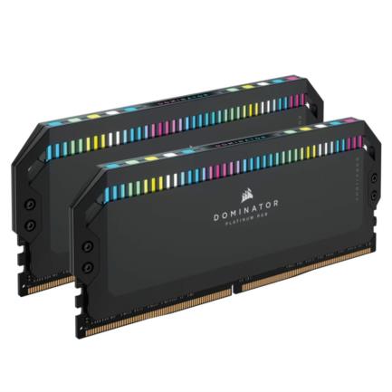 Memoria RAM Corsair Dominator Platinum RGB 32GB (2x16GB) 5200Mhz DDR5 UDIMM XMP Color Negro CL40