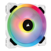 Ventilador para Gabinete Corsair LL120 RGB 120mm Dual Light LED RGB 2200RPM +/- 10% Blanco - Vista 3