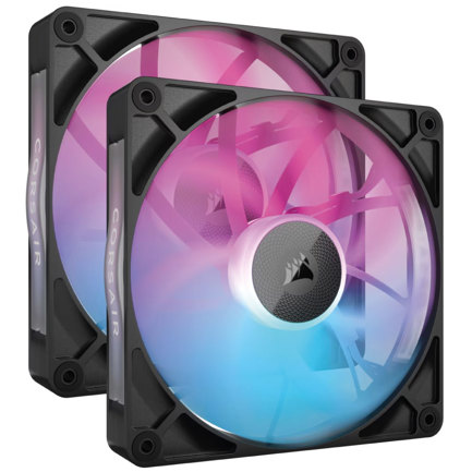 Ventilador para gabinete corsair (co-9051024-ww) icue link rx140 rgb 2 fan 140mm blanco