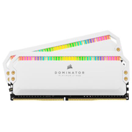 CKCMEMAC008 - Memoria RAM Corsair Dominator Platinum 16GB (2x8GB) DDR4 3200MHz DIMM RGB XMP Non-ECC Blanco CL16