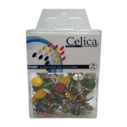 Chinches de Colores Celica Caja C/100 2