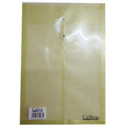 Sobre p/documentos celica t/oficio c/hilo amarillo c/12 piez