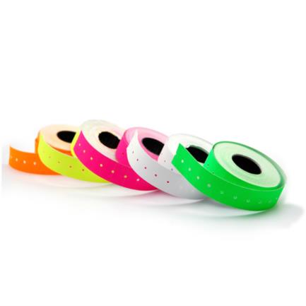 Etiqueta celica 21x12 naranja tubo c/10 rollo