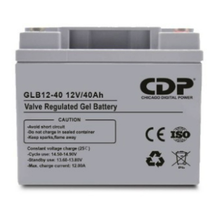 CDP Bateria de Gel Plomo acido seca sellada 12Vdc-40Ah paraUPO33-30/40HFAX - Vista 3