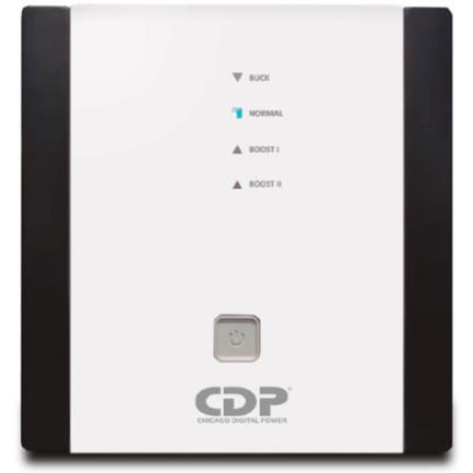 Regulador de voltaje cdp 3000/1500w 8 contactos