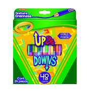 Lapices de colores Crayola Up y Downs con 24 piezas - Vista 3