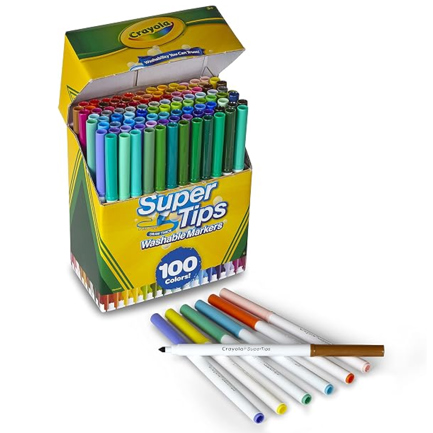 Plumones Crayola SuperTips con 100 piezas - Vista 9