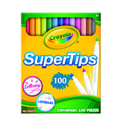 Plumones Crayola SuperTips con 100 piezas - Vista 4